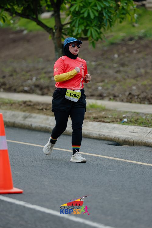 Race photo from CISANGKAN KBP CITY RUN 2025