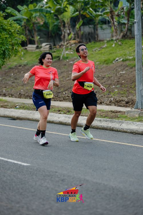 Race photo from CISANGKAN KBP CITY RUN 2025