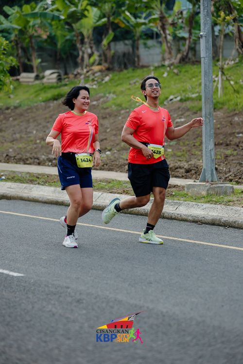 Race photo from CISANGKAN KBP CITY RUN 2025