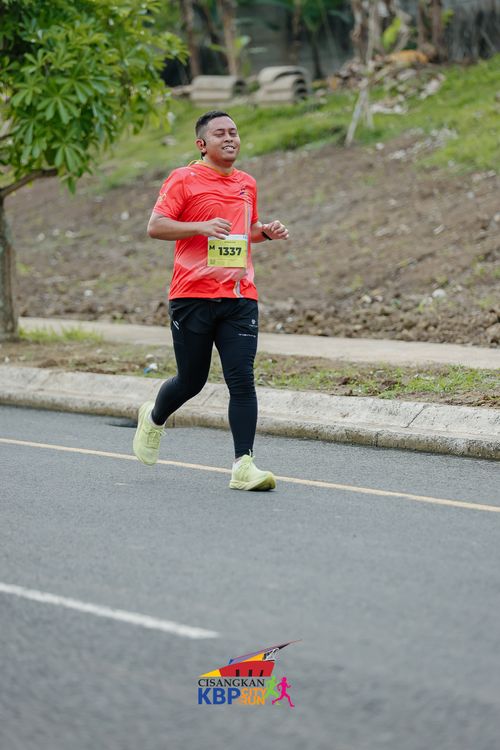 Race photo from CISANGKAN KBP CITY RUN 2025