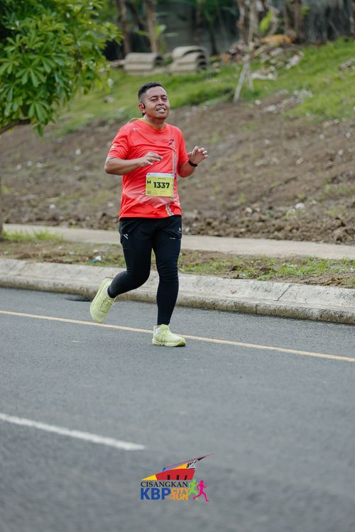 Race photo from CISANGKAN KBP CITY RUN 2025