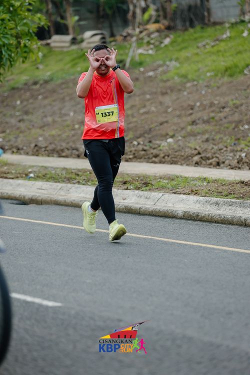 Race photo from CISANGKAN KBP CITY RUN 2025