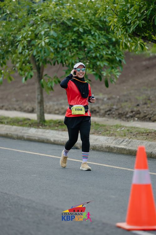 Race photo from CISANGKAN KBP CITY RUN 2025