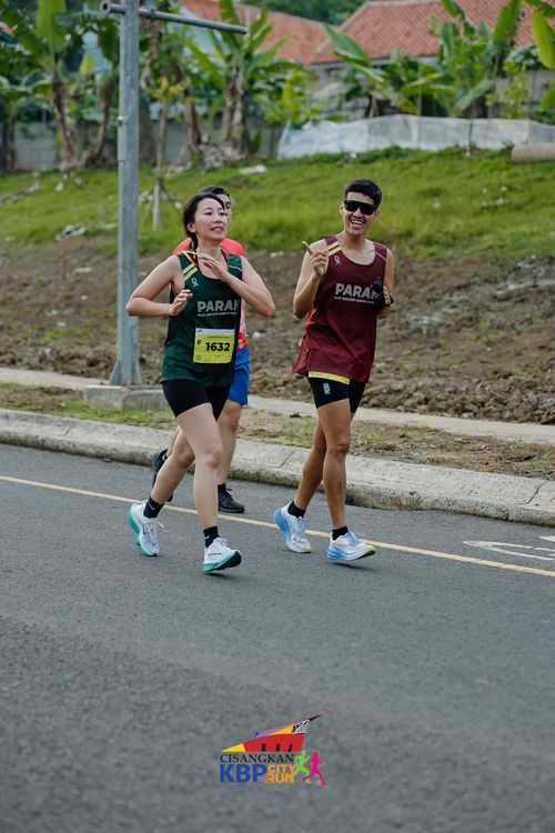 Race photo from CISANGKAN KBP CITY RUN 2025