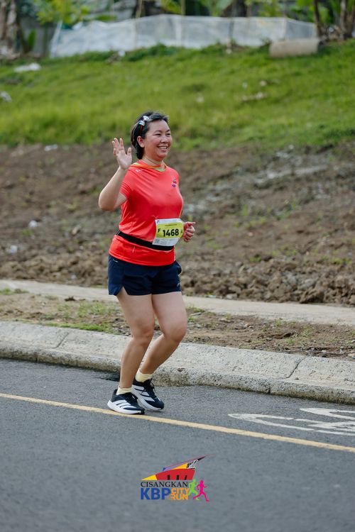 Race photo from CISANGKAN KBP CITY RUN 2025
