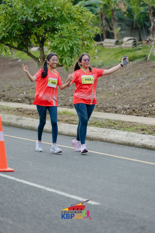 Race photo from CISANGKAN KBP CITY RUN 2025