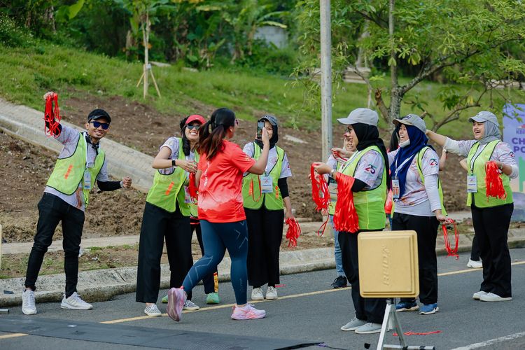 Race photo from CISANGKAN KBP CITY RUN 2025