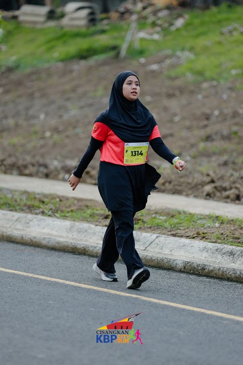 Race photo from CISANGKAN KBP CITY RUN 2025