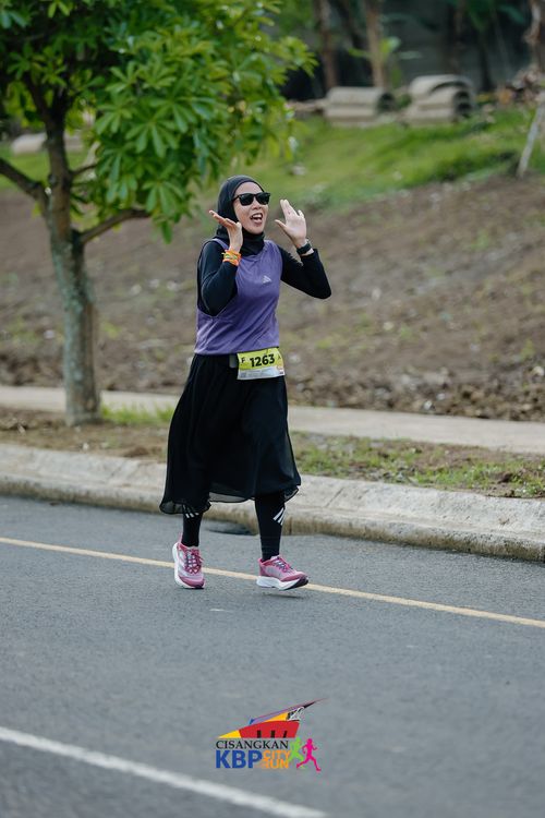 Race photo from CISANGKAN KBP CITY RUN 2025