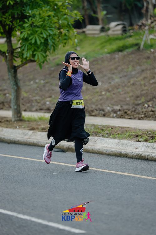 Race photo from CISANGKAN KBP CITY RUN 2025