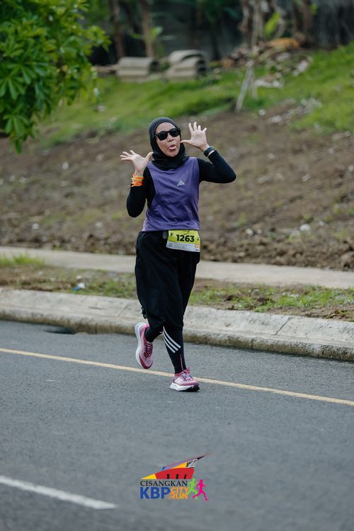 Race photo from CISANGKAN KBP CITY RUN 2025