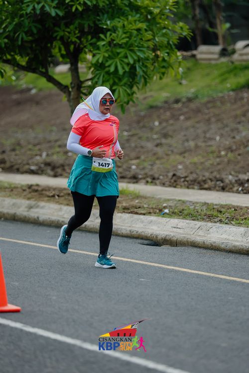 Race photo from CISANGKAN KBP CITY RUN 2025