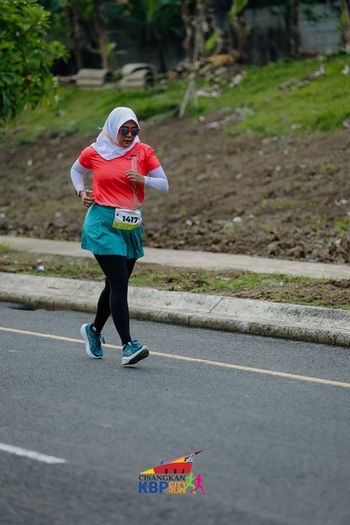 Race photo from CISANGKAN KBP CITY RUN 2025