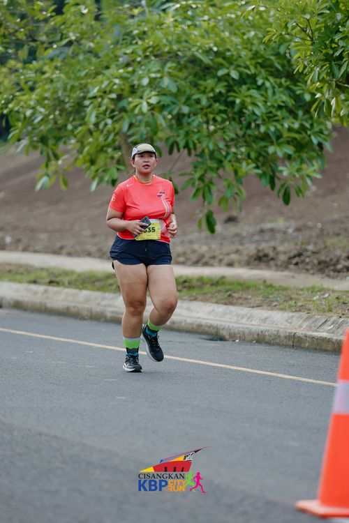 Race photo from CISANGKAN KBP CITY RUN 2025