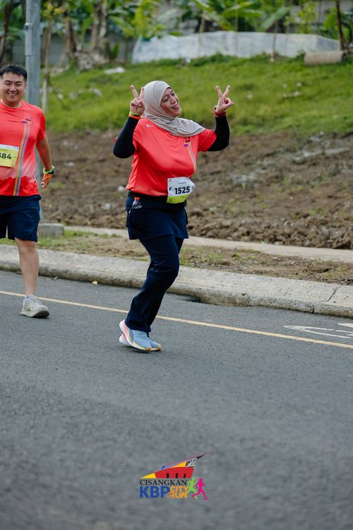 Race photo from CISANGKAN KBP CITY RUN 2025