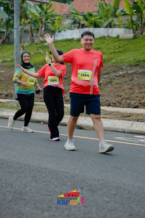 Race photo from CISANGKAN KBP CITY RUN 2025