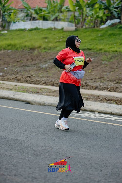 Race photo from CISANGKAN KBP CITY RUN 2025