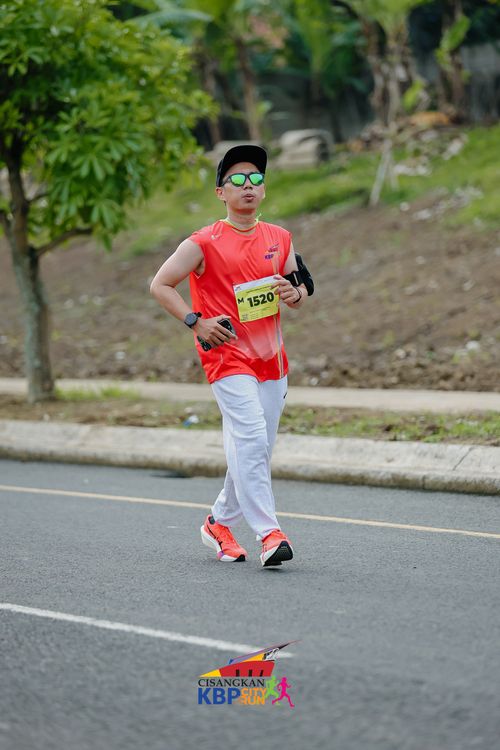 Race photo from CISANGKAN KBP CITY RUN 2025