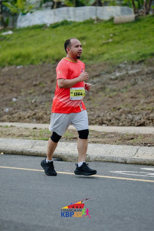 Race photo from CISANGKAN KBP CITY RUN 2025