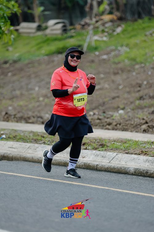 Race photo from CISANGKAN KBP CITY RUN 2025