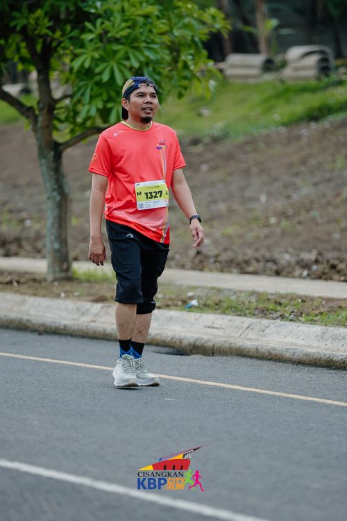 Race photo from CISANGKAN KBP CITY RUN 2025