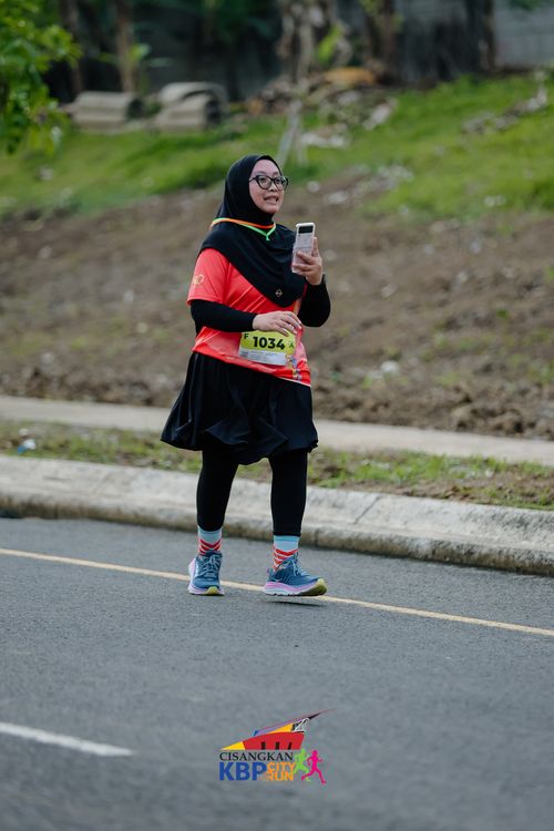 Race photo from CISANGKAN KBP CITY RUN 2025