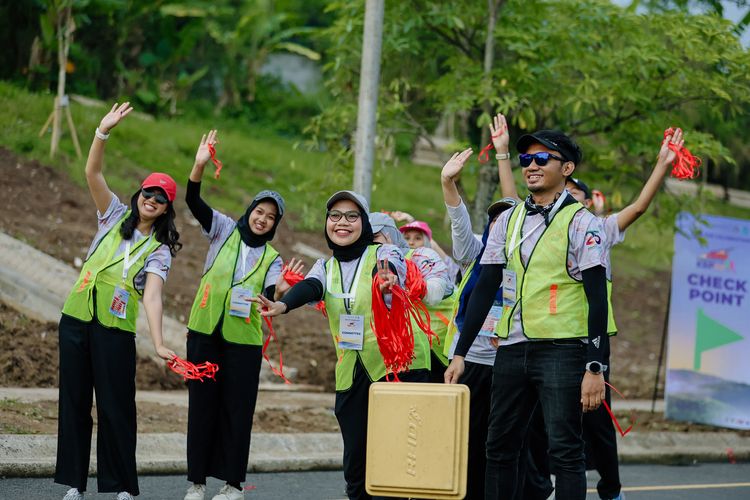 Race photo from CISANGKAN KBP CITY RUN 2025