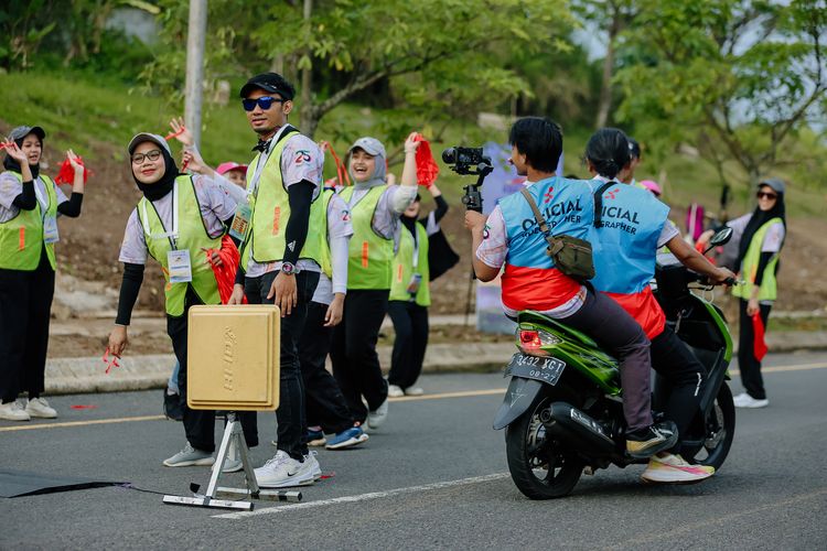 Race photo from CISANGKAN KBP CITY RUN 2025