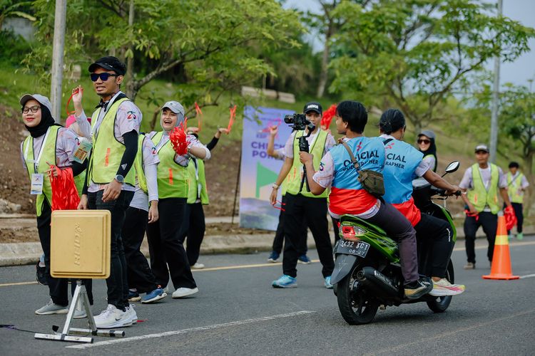 Race photo from CISANGKAN KBP CITY RUN 2025