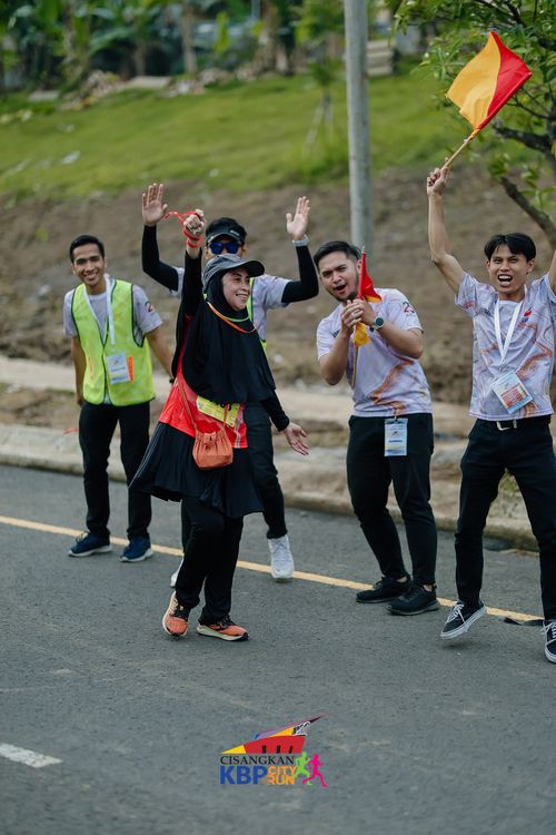 Race photo from CISANGKAN KBP CITY RUN 2025