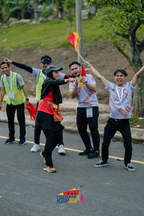 Race photo from CISANGKAN KBP CITY RUN 2025
