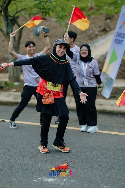 Race photo from CISANGKAN KBP CITY RUN 2025