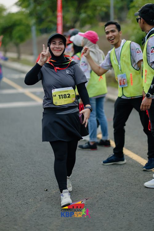 Race photo from CISANGKAN KBP CITY RUN 2025
