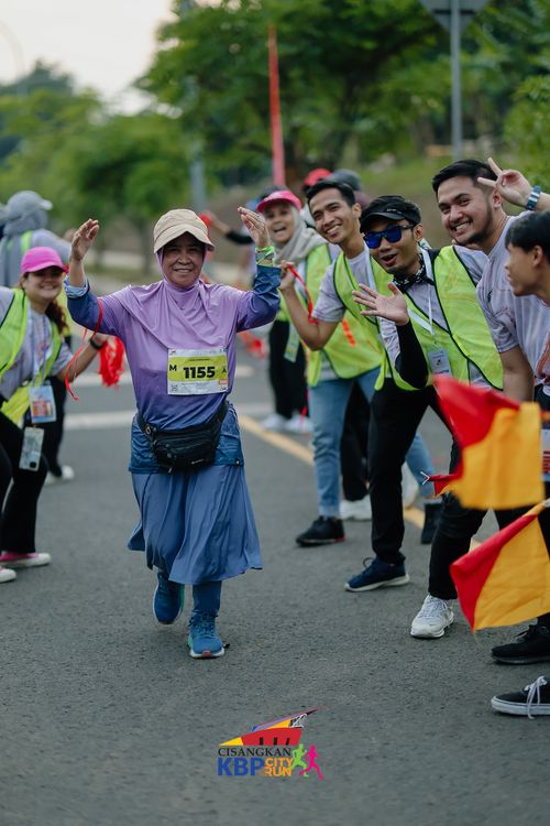Race photo from CISANGKAN KBP CITY RUN 2025
