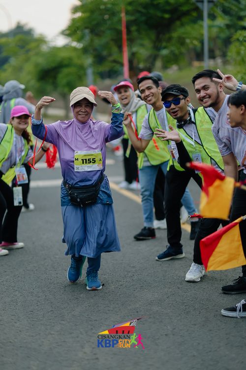 Race photo from CISANGKAN KBP CITY RUN 2025