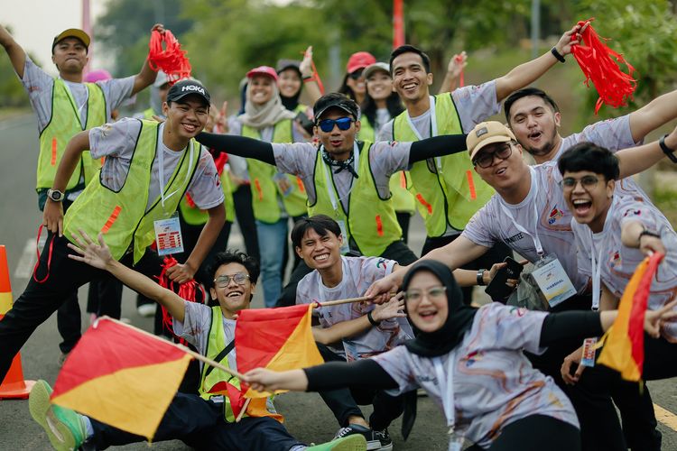 Race photo from CISANGKAN KBP CITY RUN 2025