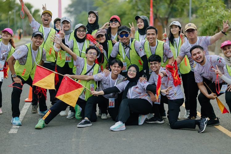 Race photo from CISANGKAN KBP CITY RUN 2025
