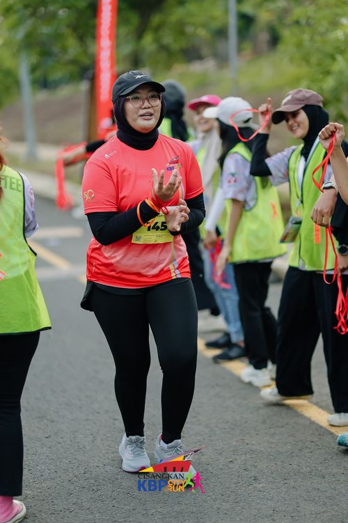 Race photo from CISANGKAN KBP CITY RUN 2025