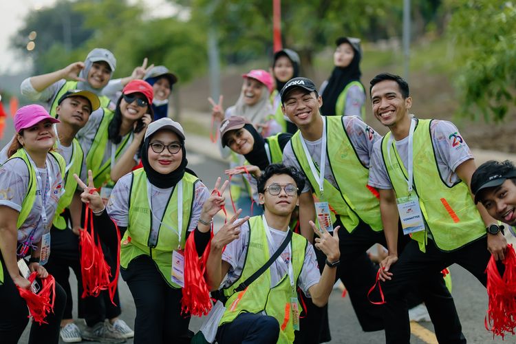 Race photo from CISANGKAN KBP CITY RUN 2025