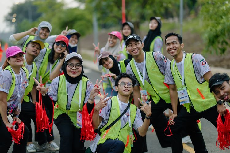 Race photo from CISANGKAN KBP CITY RUN 2025