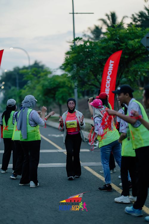 Race photo from CISANGKAN KBP CITY RUN 2025