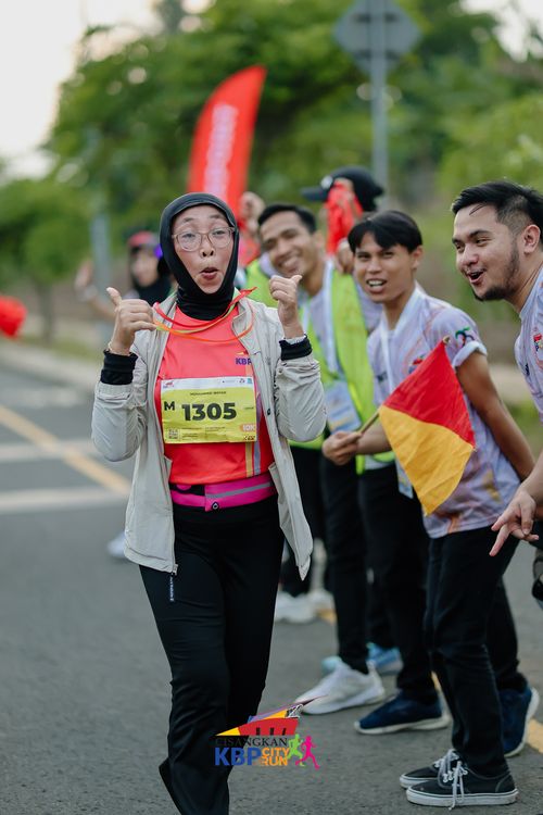 Race photo from CISANGKAN KBP CITY RUN 2025