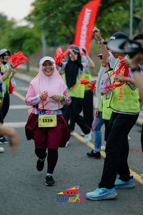 Race photo from CISANGKAN KBP CITY RUN 2025
