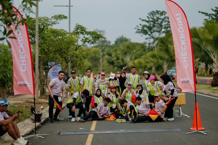 Race photo from CISANGKAN KBP CITY RUN 2025