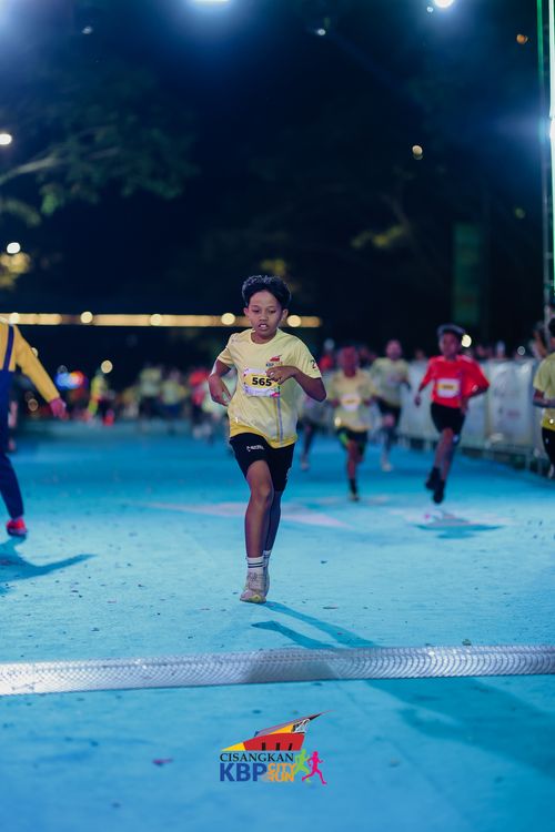 Race photo from CISANGKAN KBP CITY RUN 2025