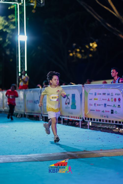 Race photo from CISANGKAN KBP CITY RUN 2025