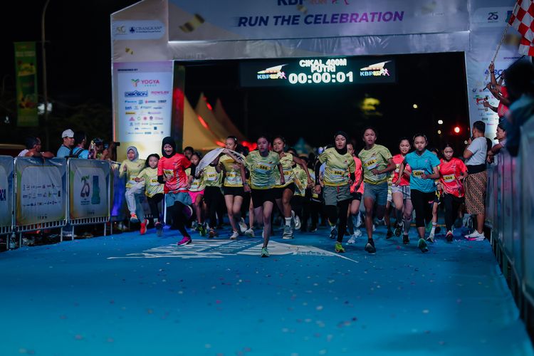 Race photo from CISANGKAN KBP CITY RUN 2025