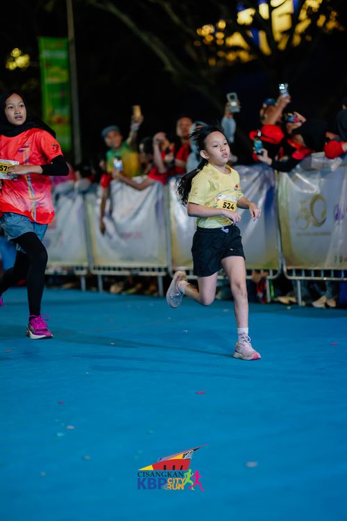 Race photo from CISANGKAN KBP CITY RUN 2025