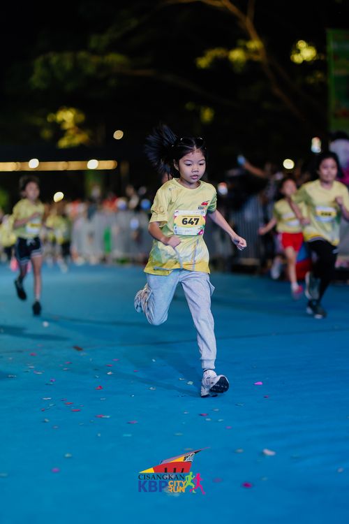 Race photo from CISANGKAN KBP CITY RUN 2025