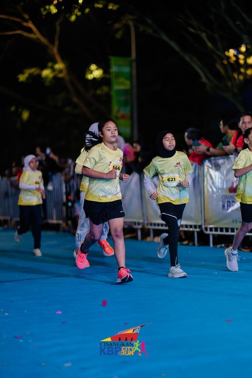 Race photo from CISANGKAN KBP CITY RUN 2025